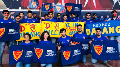 Dabang Fauj show their support for Dabang Delhi K.C. Dabang Fauj show their support for Dabang Delhi K.C.