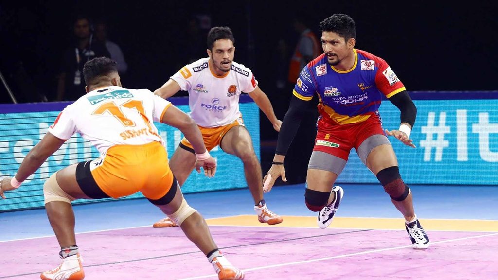 Rishank Devadiga was U.P. Yoddha’s best raider during their win against Puneri Paltan.