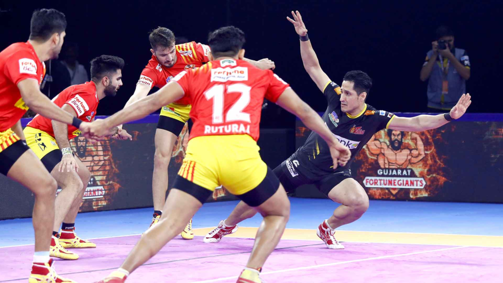 Match 126: Telugu Titans vs Gujarat Fortunegiants Match 126: Telugu Titans vs Gujarat Fortunegiants