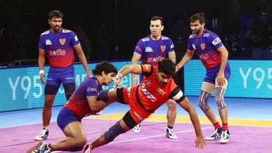 Match 97: Dabang Delhi K.C. vs Bengaluru Bulls Match 97: Dabang Delhi K.C. vs Bengaluru Bulls