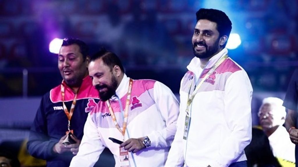 Bollywood actor Abhishek Bachchan has been a vital cog as team owner in Jaipur Pink Panthers’ Pro Kabaddi success.