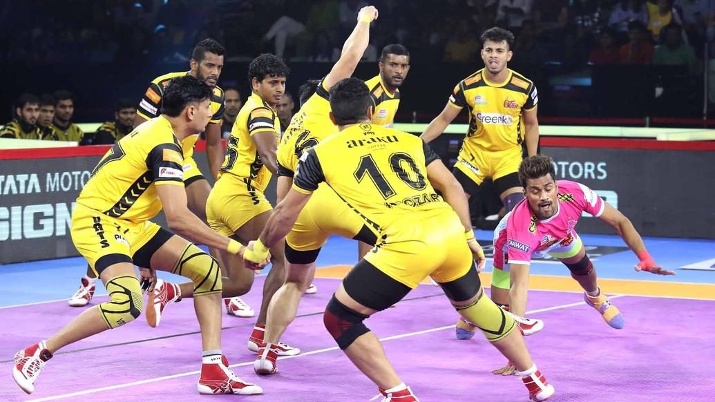 Match 57: Jaipur Pink Panthers vs Telugu Titans Match 57: Jaipur Pink Panthers vs Telugu Titans