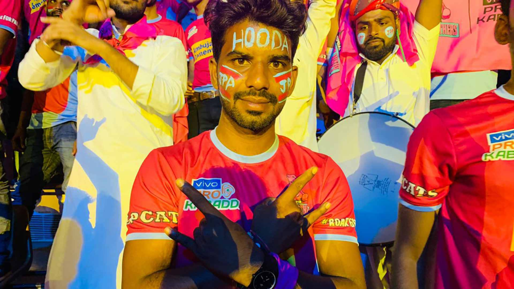Panthers Pack show their support for Jaipur Pink Panthers Panthers Pack show their support for Jaipur Pink Panthers