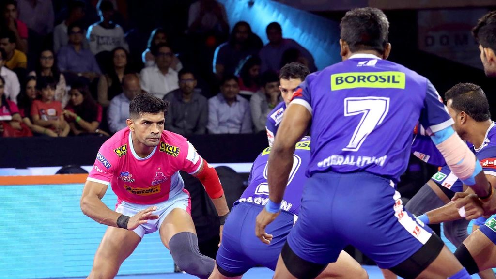 Deepak Hooda scored a Super 10 against Haryana Steelers in Match 18.