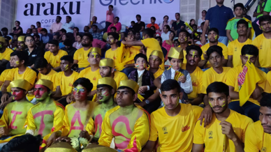 Titans Army show their support for Telugu Titans Titans Army show their support for Telugu Titans
