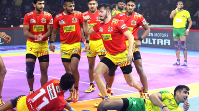 Match 34: Gujarat Fortunegiants vs Tamil Thalaivas Match 34: Gujarat Fortunegiants vs Tamil Thalaivas