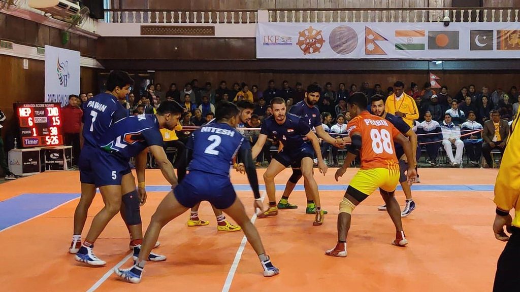 India national kabaddi team beat Nepal in the South Asian Games 2019