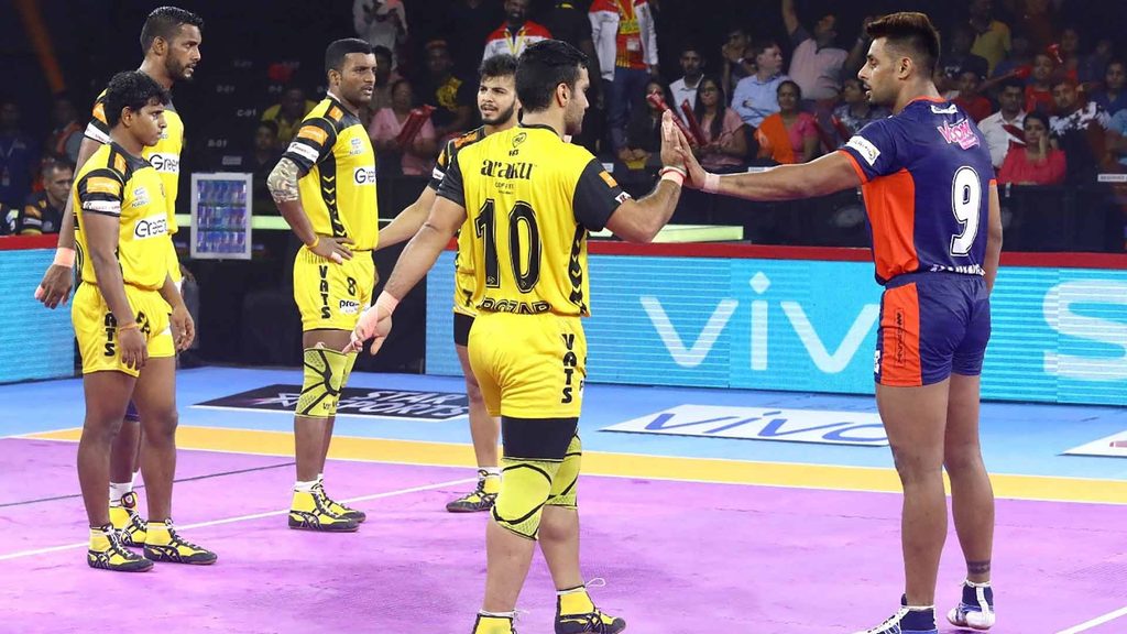 Telugu Titans and Bengal Warriors played out a tie for the fifth time in VIVO Pro Kabaddi.