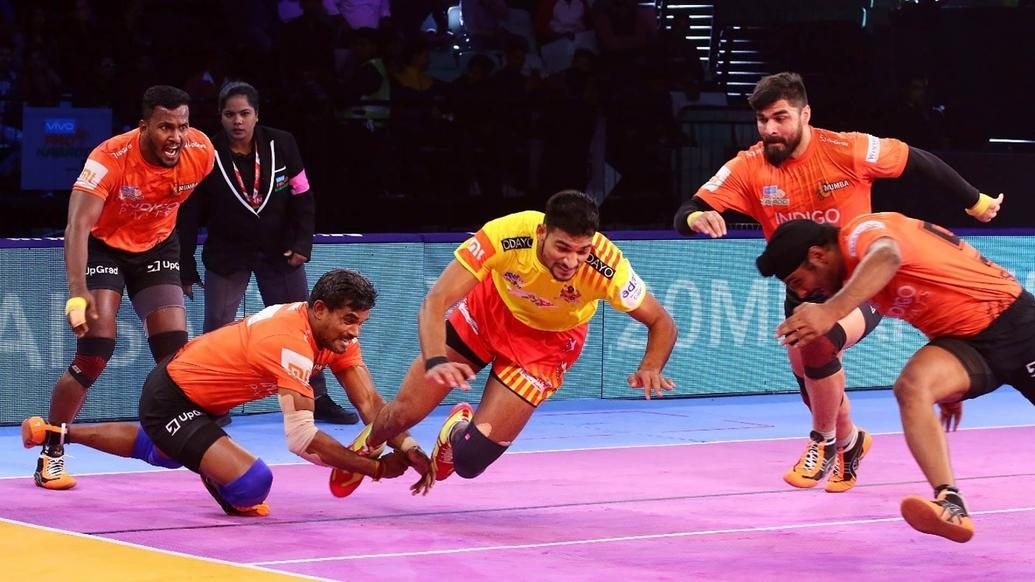 Dominant defence sees U Mumba secure first victory over Gujarat Fortunegiants Dominant defence sees U Mumba secure first victory over Gujarat Fortunegiants