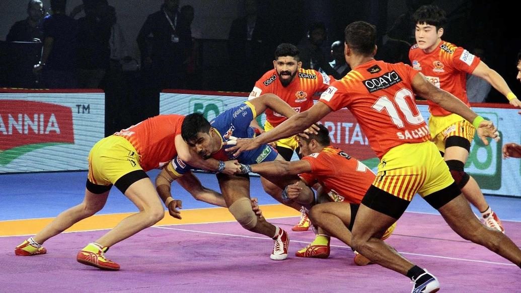 Second half rally from U.P. Yoddha falls short as Gujarat Fortunegiants remain unbeaten at home Second half rally from U.P. Yoddha falls short as Gujarat Fortunegiants remain unbeaten at home