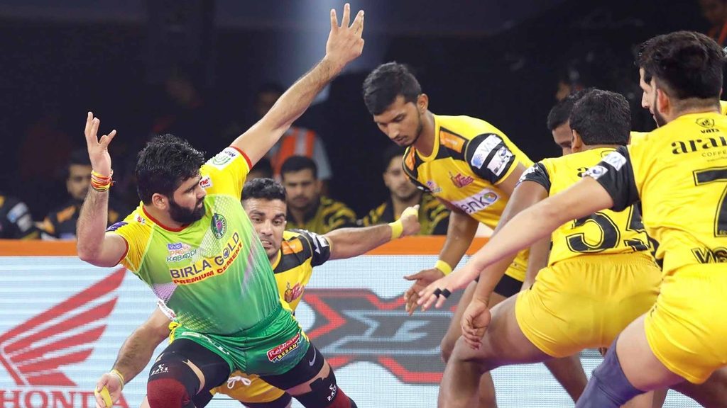 Pardeep Narwal scored 17 raid points to lead Patna Pirates’ attack once again.