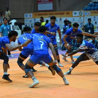 haryana-uttar-pradesh-delhi-and-tamil-nadu-continue-strong-run-on-day-2-of-72nd-senior-nationals-mens-kabaddi-championship.Click to read full article.