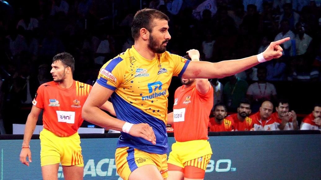 Thakur does it again as Thalaivas stun Fortunegiants Thakur does it again as Thalaivas stun Fortunegiants
