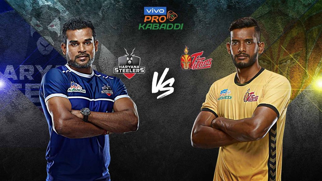 Haryana Steelers will battle Telugu Titans in Match 47 of VIVO Pro Kabaddi Season 7.