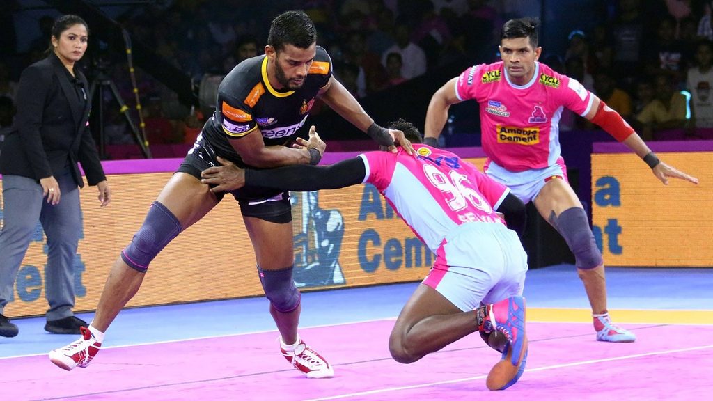 Siddharth Desai scored 22 raid points in the last match of the Jaipur leg.