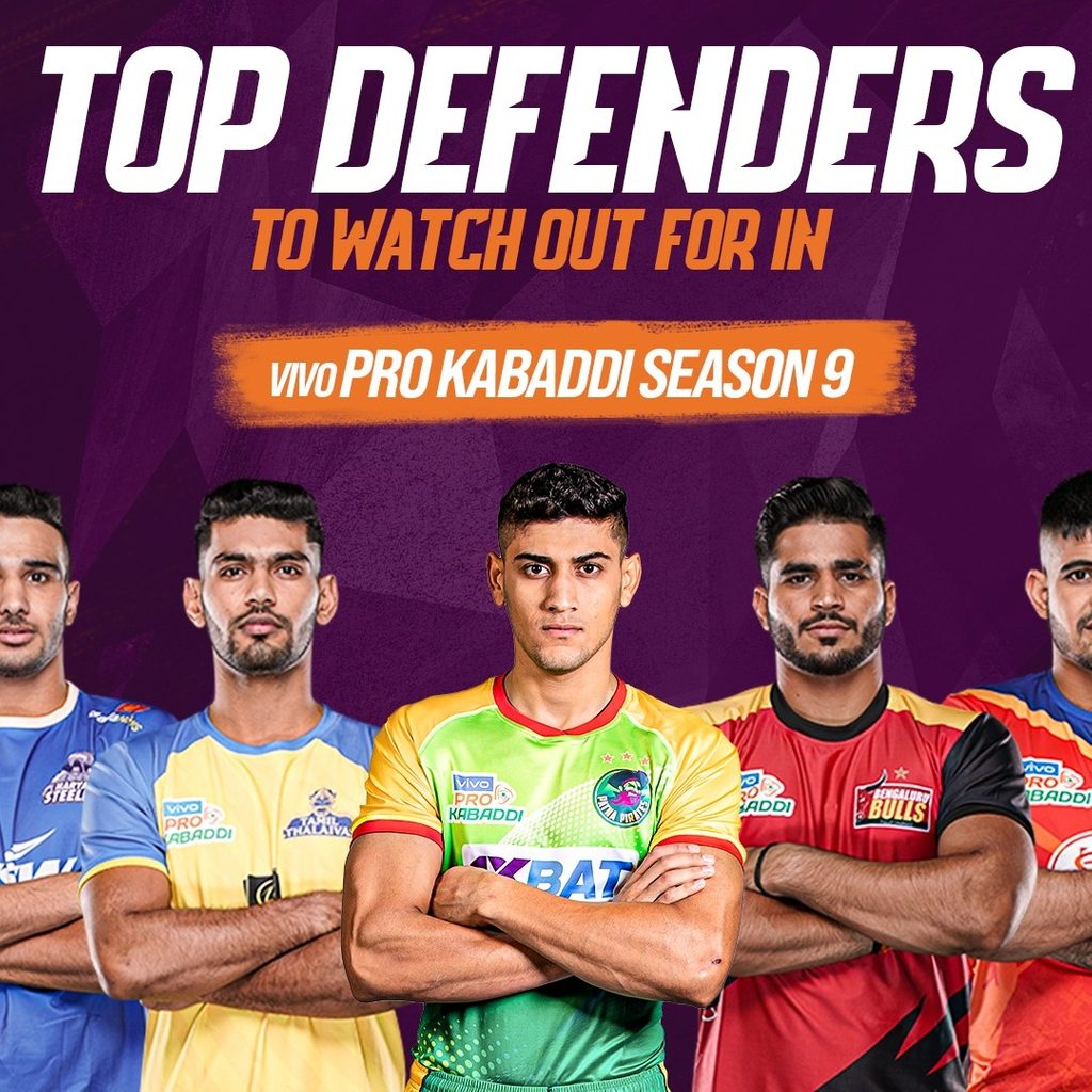Top defenders to keep an eye on in vivo Pro Kabaddi Season 9