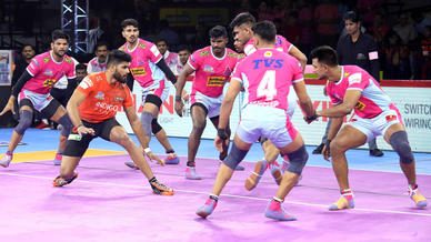 Match 68: U Mumba vs Jaipur Pink Panthers Match 68: U Mumba vs Jaipur Pink Panthers