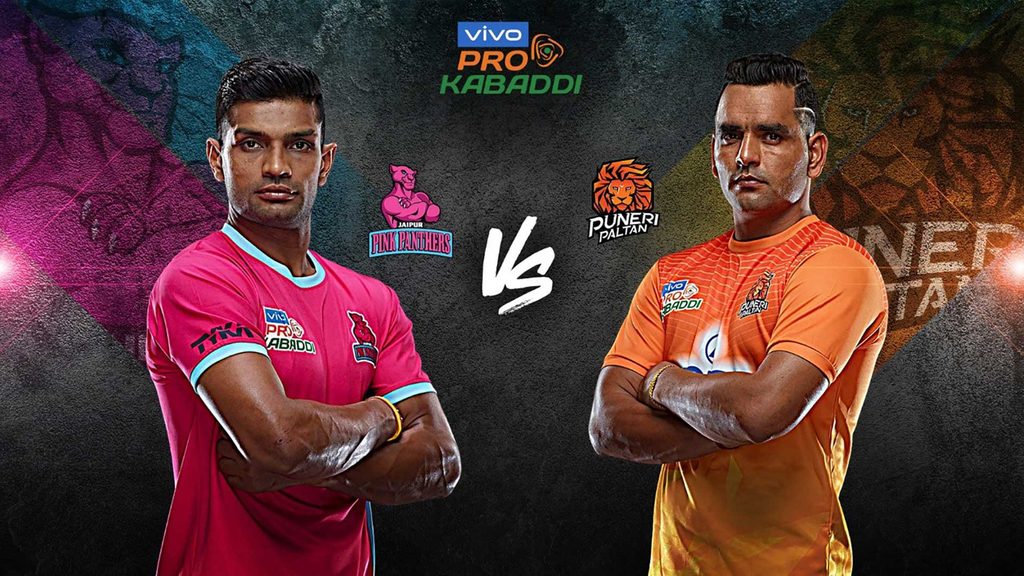 Jaipur Pink Panthers face Puneri Paltan in Match 42 of VIVO Pro Kabaddi Season 7.