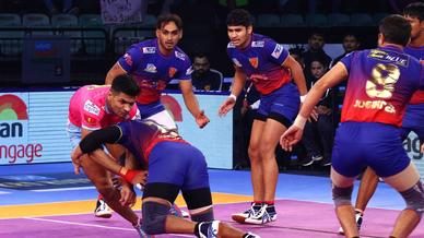 Match 89: Dabang Delhi K.C. vs Jaipur Pink Panthers Match 89: Dabang Delhi K.C. vs Jaipur Pink Panthers