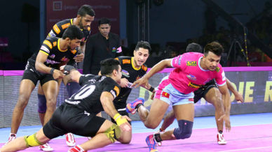 Match 110: Jaipur Pink Panthers vs Telugu Titans Match 110: Jaipur Pink Panthers vs Telugu Titans