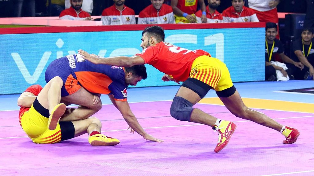 Gujarat Fortunegiants managed five Super Tackles against Bengal Warriors.