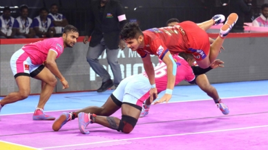 Match 73: Jaipur Pink Panthers vs Dabang Delhi K.C. Match 73: Jaipur Pink Panthers vs Dabang Delhi K.C.