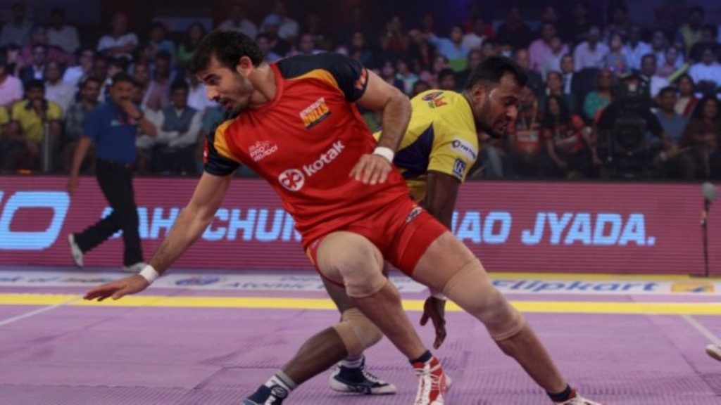 Ajay 'Iceman' Thakur scored 8 points in the semi-final to take Bengaluru Bulls to the finals