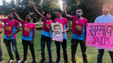 Panthers Pack show their support for Jaipur Pink Panthers Panthers Pack show their support for Jaipur Pink Panthers