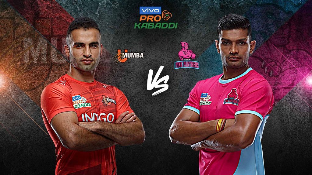 U Mumba will play Jaipur Pink Panthers in Match 5 of VIVO Pro Kabaddi Season 7.