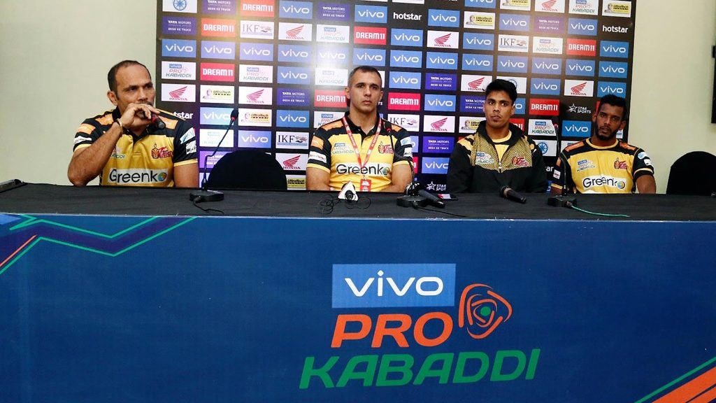 Jagdish Kumble, Gholamreza Mazandarani, Armaan and Siddharth Desai after Match 31.