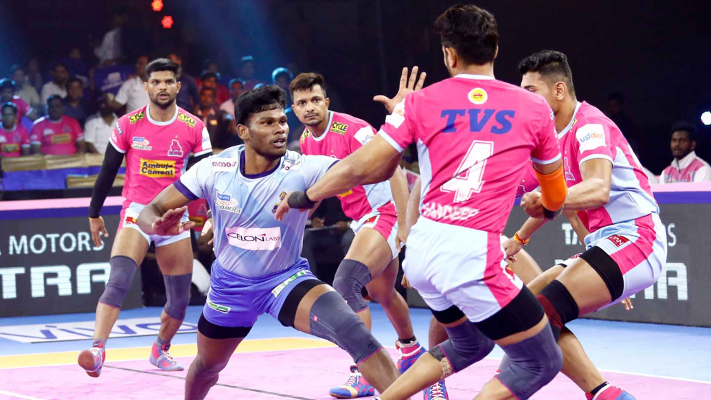 Match 127: Tamil Thalaivas vs Jaipur Pink Panthers Match 127: Tamil Thalaivas vs Jaipur Pink Panthers