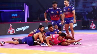 Match 121: Jaipur Pink Panthers vs Dabang Delhi K.C. Match 121: Jaipur Pink Panthers vs Dabang Delhi K.C.