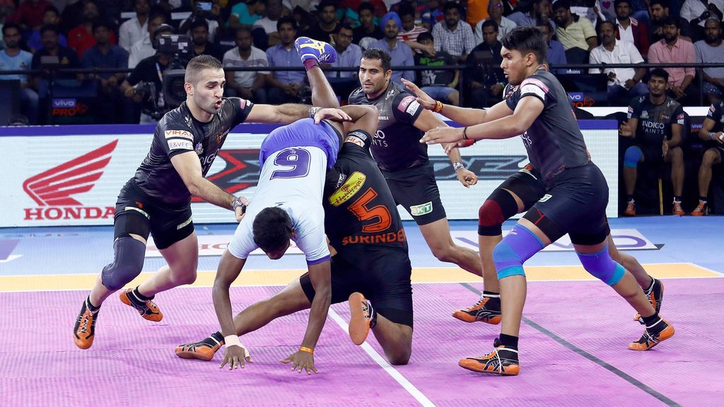 U Mumba came back strongly in the second half to beat U Mumba in Match 55.