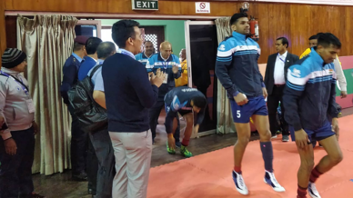 Glimpses of India kabaddi team at South Asian Games 2019 Glimpses of India kabaddi team at South Asian Games 2019