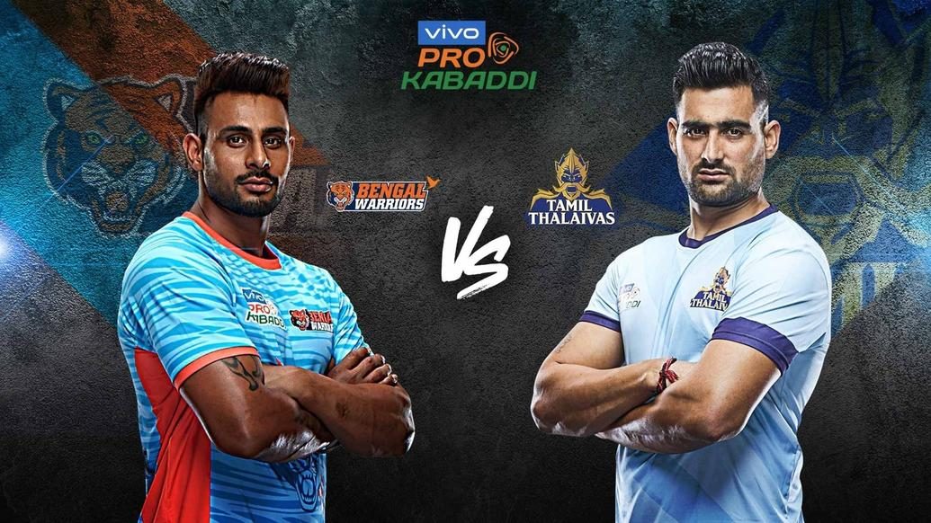 Bengal Warriors look to rise to league summit with win over Tamil Thalaivas Bengal Warriors look to rise to league summit with win over Tamil Thalaivas
