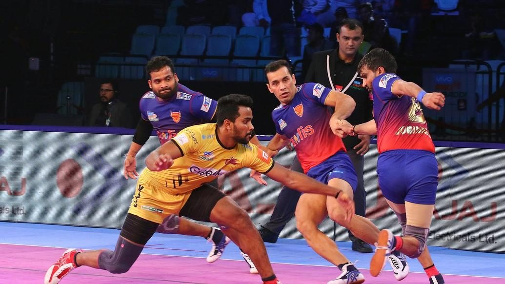 Match 95: Dabang Delhi K.C. vs Telugu Titans Match 95: Dabang Delhi K.C. vs Telugu Titans