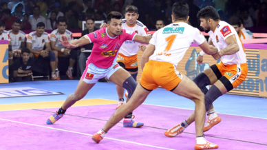 Match 107: Jaipur Pink Panthers vs Puneri Paltan Match 107: Jaipur Pink Panthers vs Puneri Paltan
