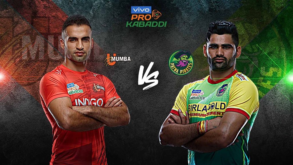 U Mumba will face Patna Pirates in Match 43 of VIVO Pro Kabaddi Season 7.