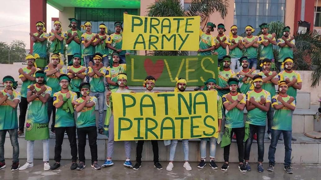 Pirate Army show their support for Patna Pirates Pirate Army show their support for Patna Pirates