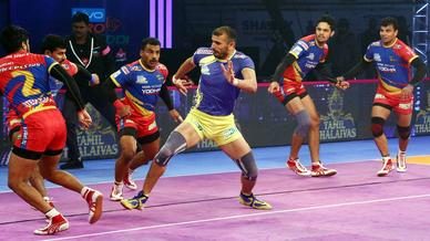 Match 113: U.P. Yoddha vs Tamil Thalaivas Match 113: U.P. Yoddha vs Tamil Thalaivas