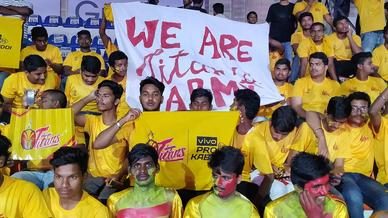 Titans Army show their support for Telugu Titans Titans Army show their support for Telugu Titans