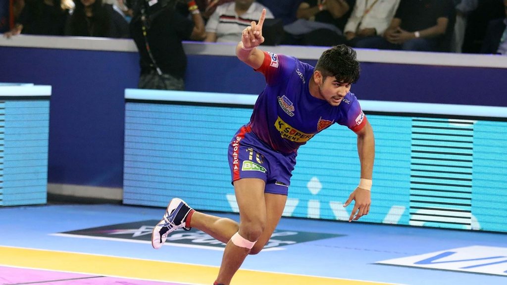 Naveen Kumar finished with his first 300-raid point performance in Season 7 to become the MVP.