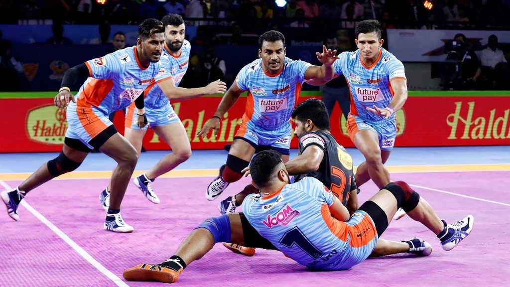 Bengal Warriors overturned a half-time lead to beat U Mumba.