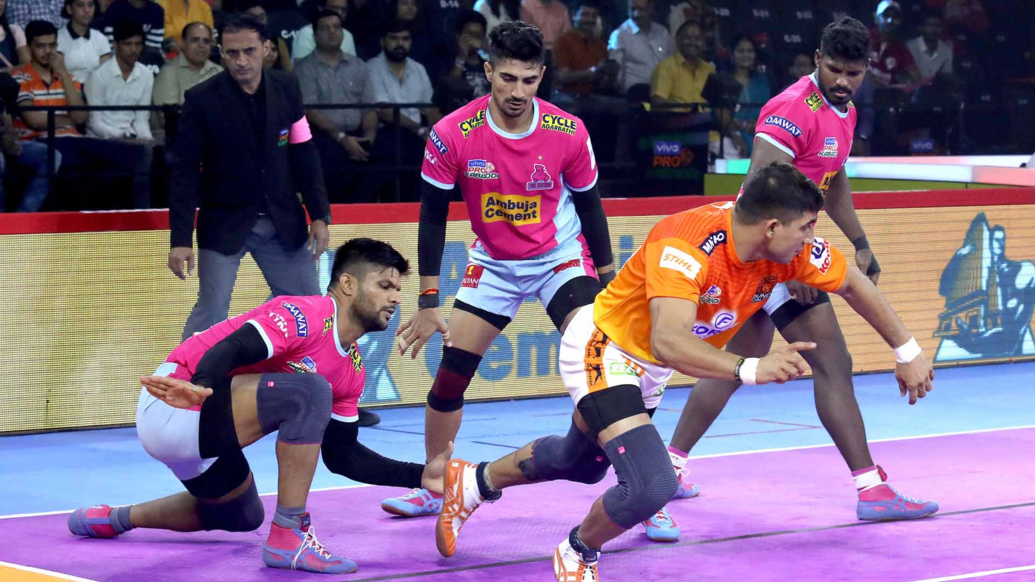 Match 42: Jaipur Pink Panthers vs Puneri Paltan Match 42: Jaipur Pink Panthers vs Puneri Paltan