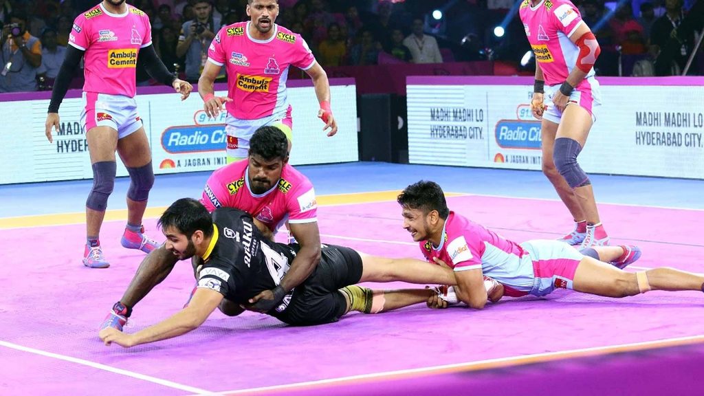 Rajnish also scored Super 10 for Telugu Titans