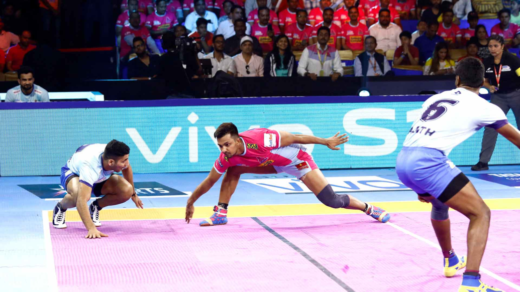 Match 127: Tamil Thalaivas vs Jaipur Pink Panthers Match 127: Tamil Thalaivas vs Jaipur Pink Panthers