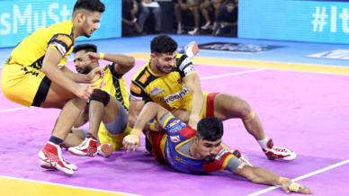 Match 129: U.P. Yoddha vs Telugu Titans Match 129: U.P. Yoddha vs Telugu Titans