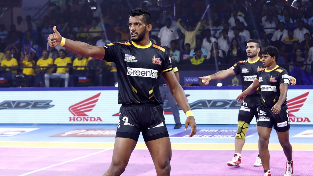 Baahubali Siddharth Desai produced his best performance of the season against Haryana Steelers.