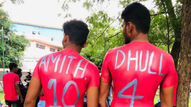 Panthers Pack show their support for Jaipur Pink Panthers Panthers Pack show their support for Jaipur Pink Panthers