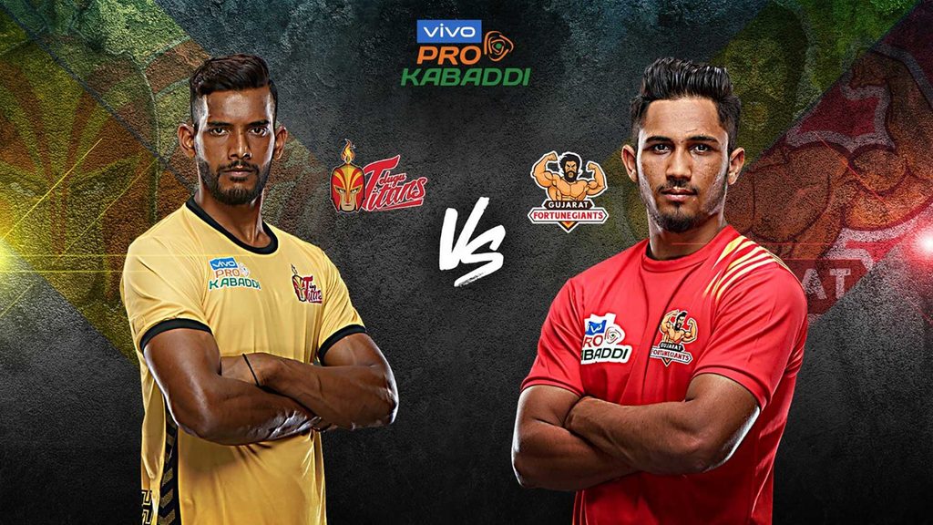 Gujarat Fortunegiants meet Telugu Titans in Match 126 of vivo Pro Kabaddi Season 7.